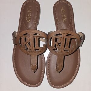 Ralph Lauren Audrie Brown Sandals